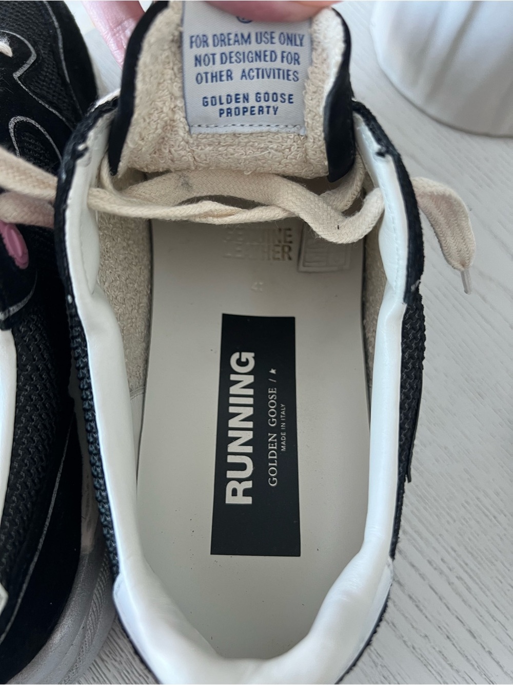 Golden Goose Running Sole Sneaker (Black, Size 41) - Picture 12 of 14